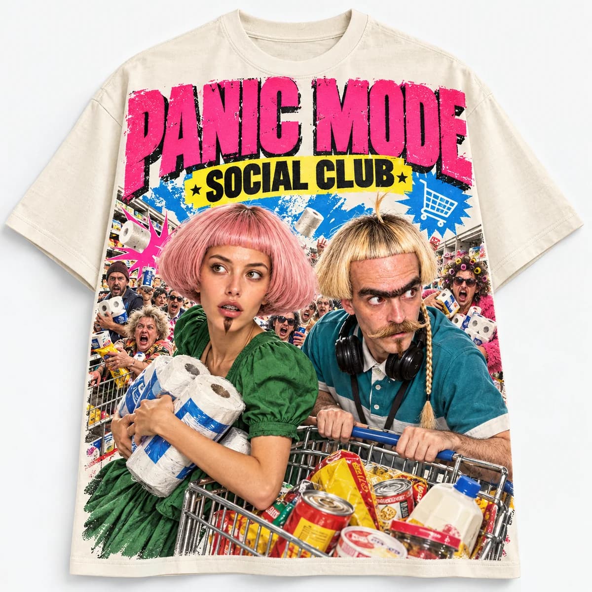 PANIC MODE SOCIAL CLUB supplied front mockup